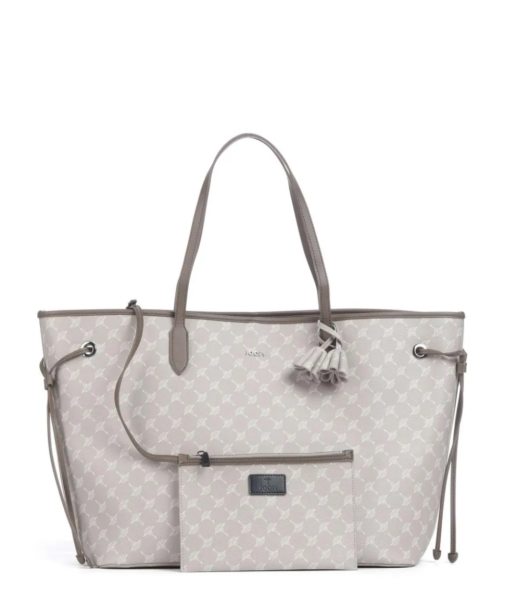 Cortina 1.0 Lara Shopper Lederimitat hellgrau