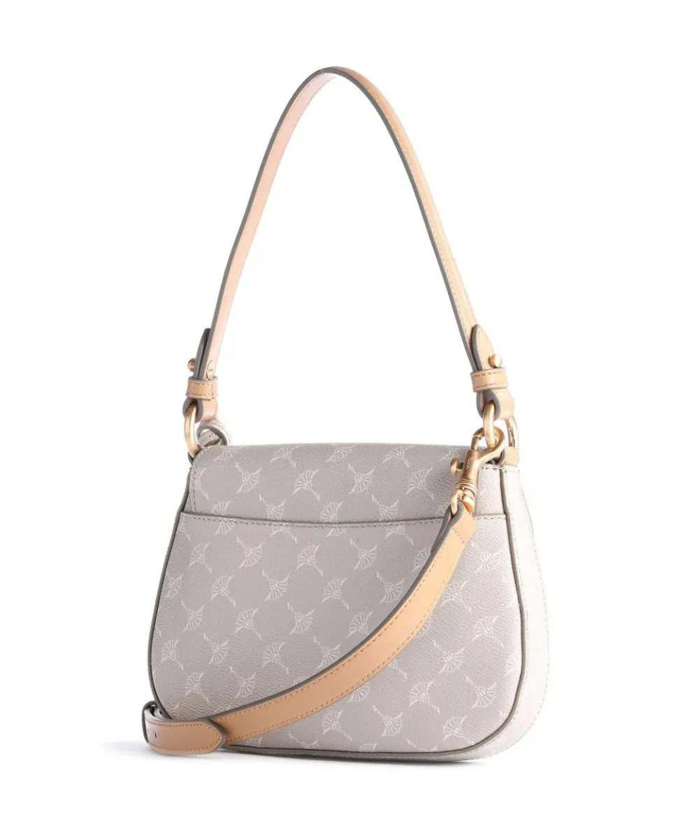 Cortina Edition Loreen Schultertasche Lederimitat hellgrau