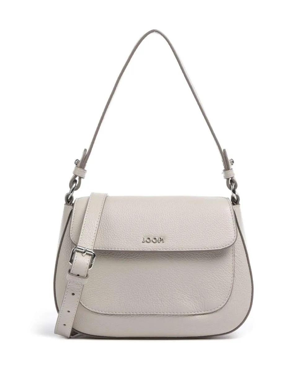 Cortina Edition Loreen Schultertasche Lederimitat hellgrau