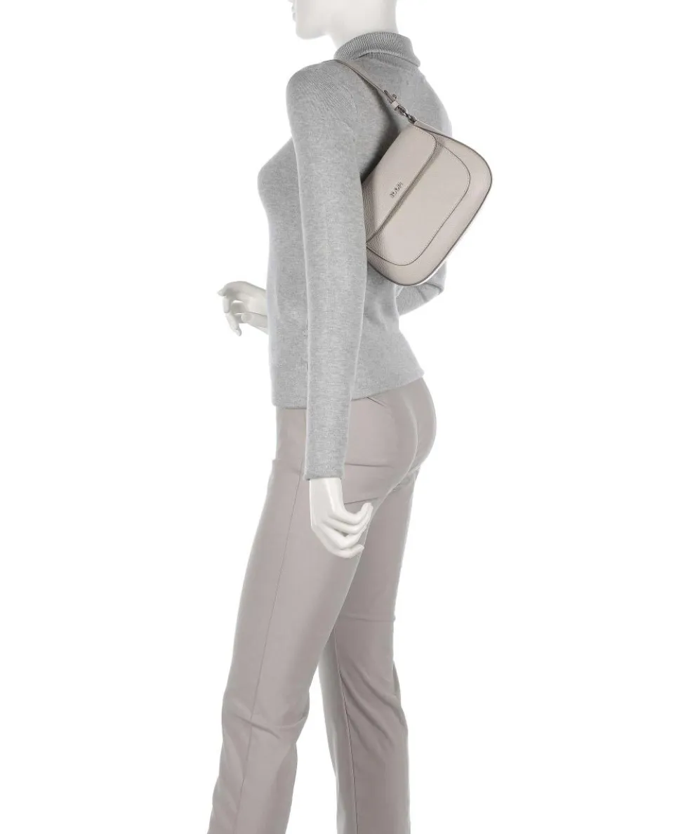 Cortina Edition Loreen Schultertasche Lederimitat hellgrau