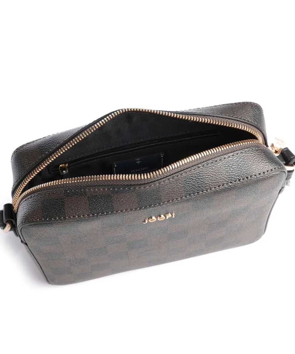 Cortina Piazza Cloe Umhängetasche Lederimitat dunkelbraun