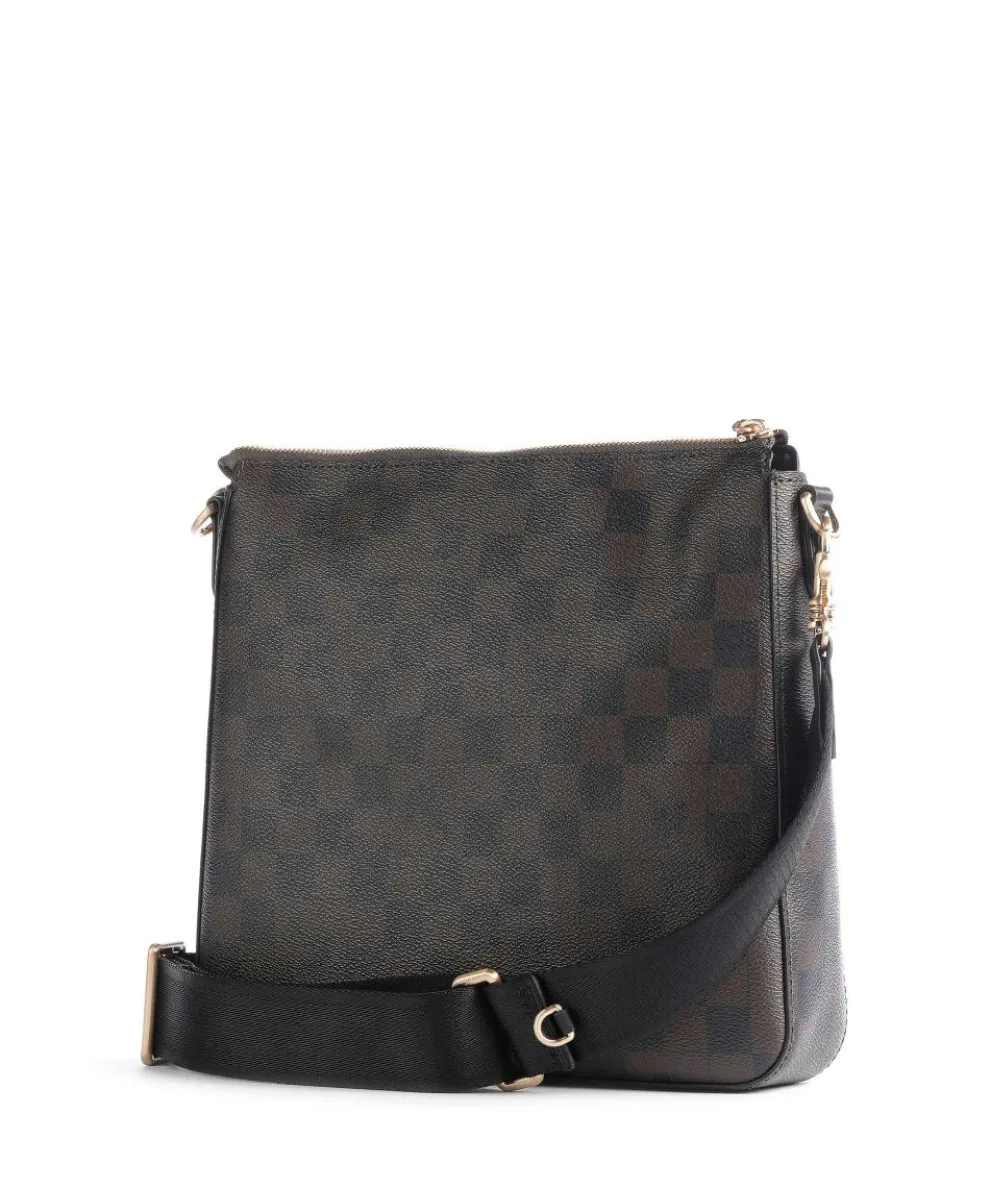 Cortina Piazza Jasmina Umhängetasche Lederimitat dunkelbraun