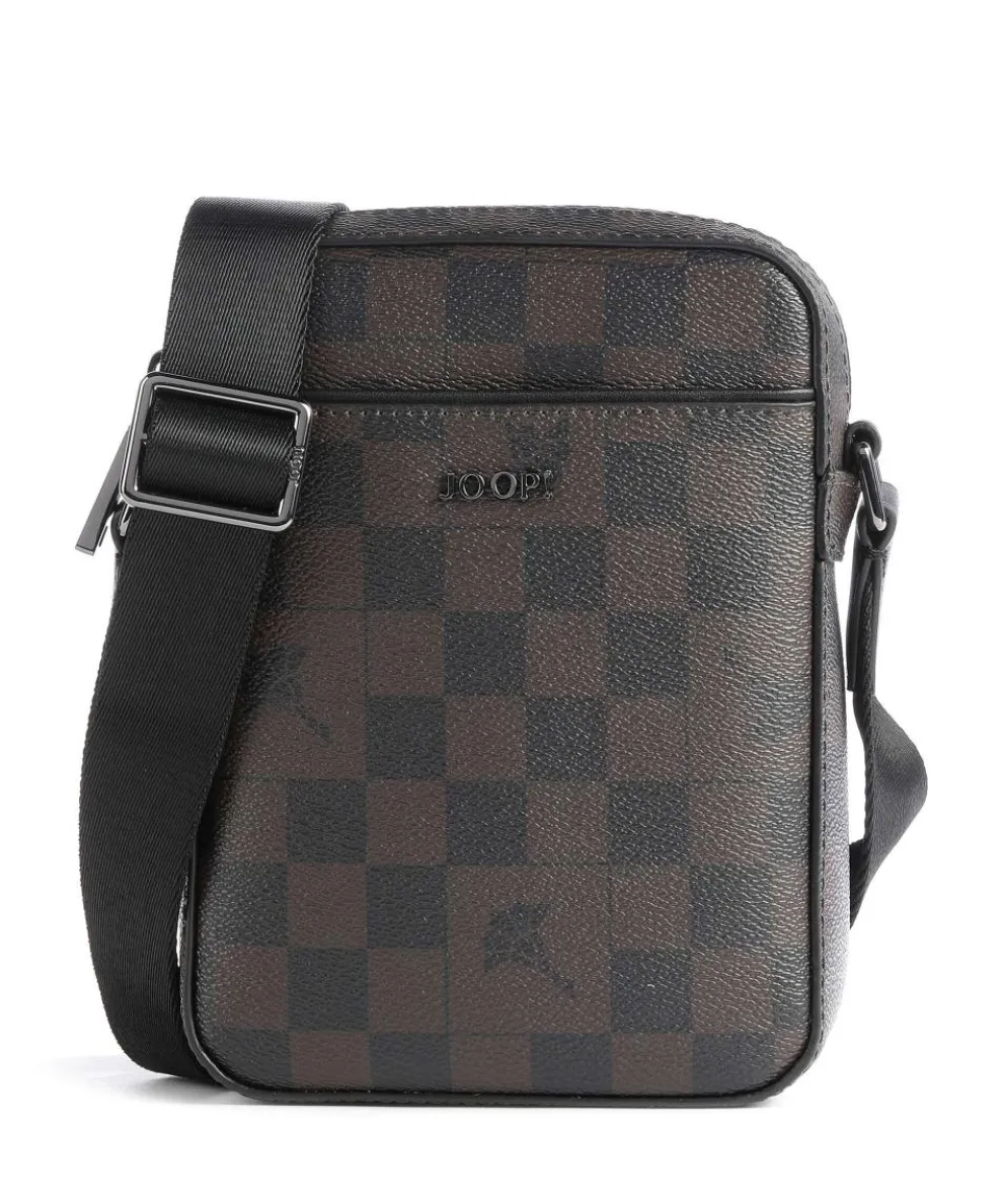 Cortina Piazza Rafael Umhängetasche Lederimitat dunkelbraun