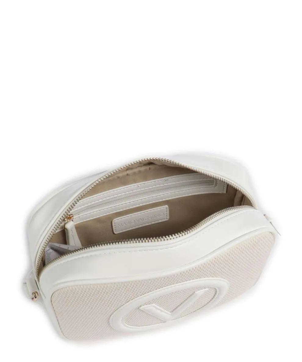 Covent Umhängetasche Baumwolle, Lederimitat beige/weiß