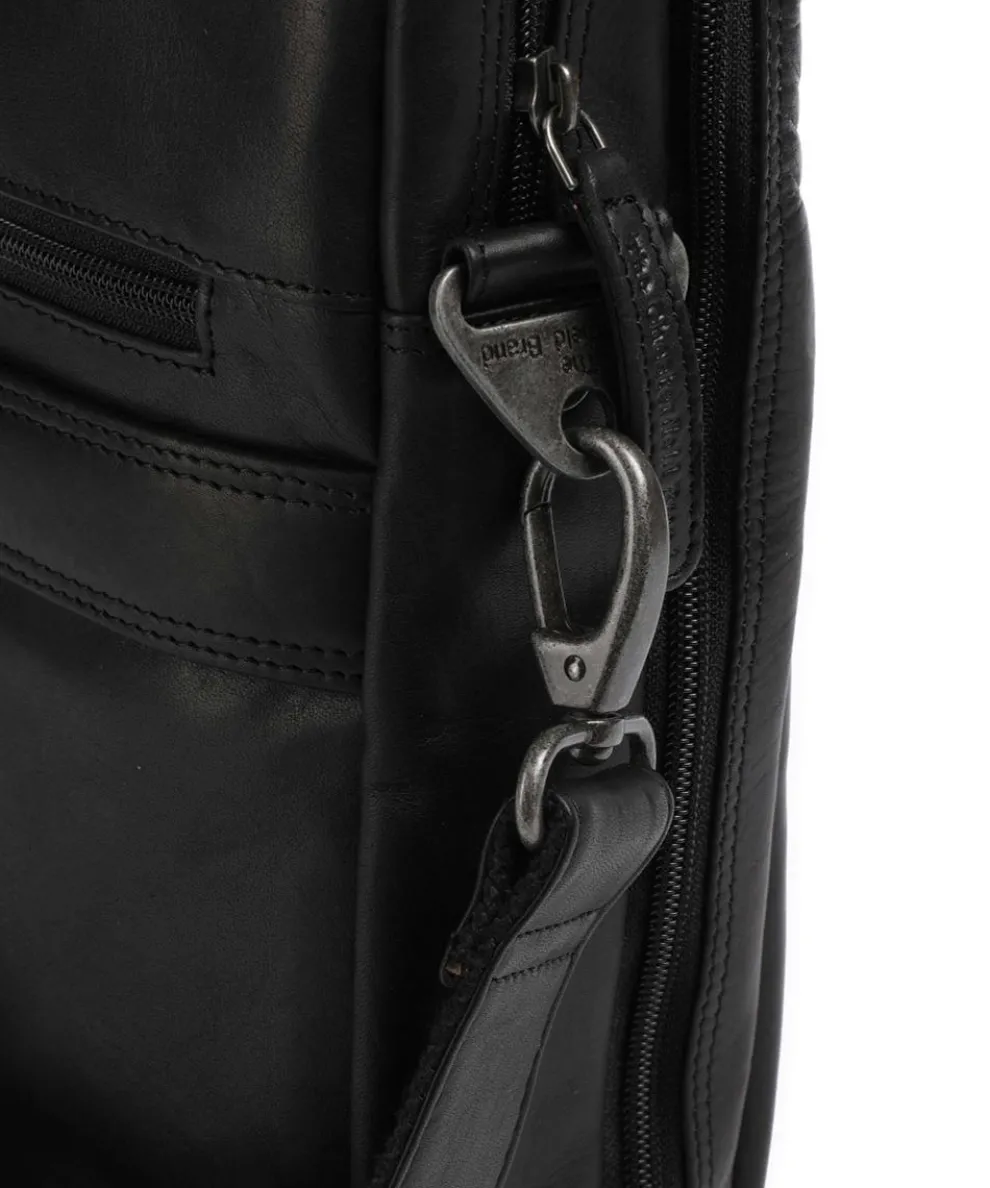 Cow Wax Pull Up Frazer Aktentasche 15″ Rindsleder schwarz