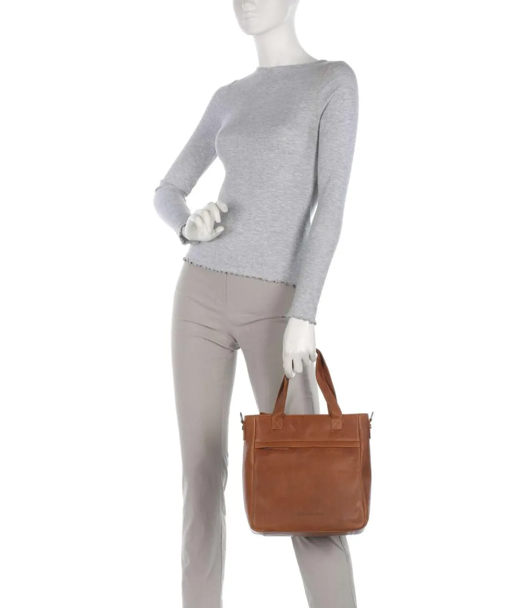 Cow Wax Pull Up Lingfield Handtasche Pull-Up Rindsleder cognac