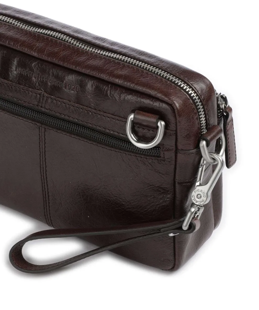 Buddy Umhängetasche Büffelleder dunkelbraun
