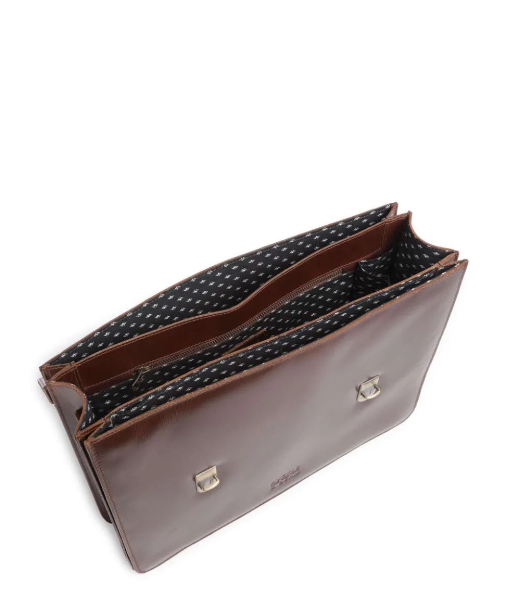 Crazy Horse Notes Aktentasche 15″ Rindsleder dunkelbraun