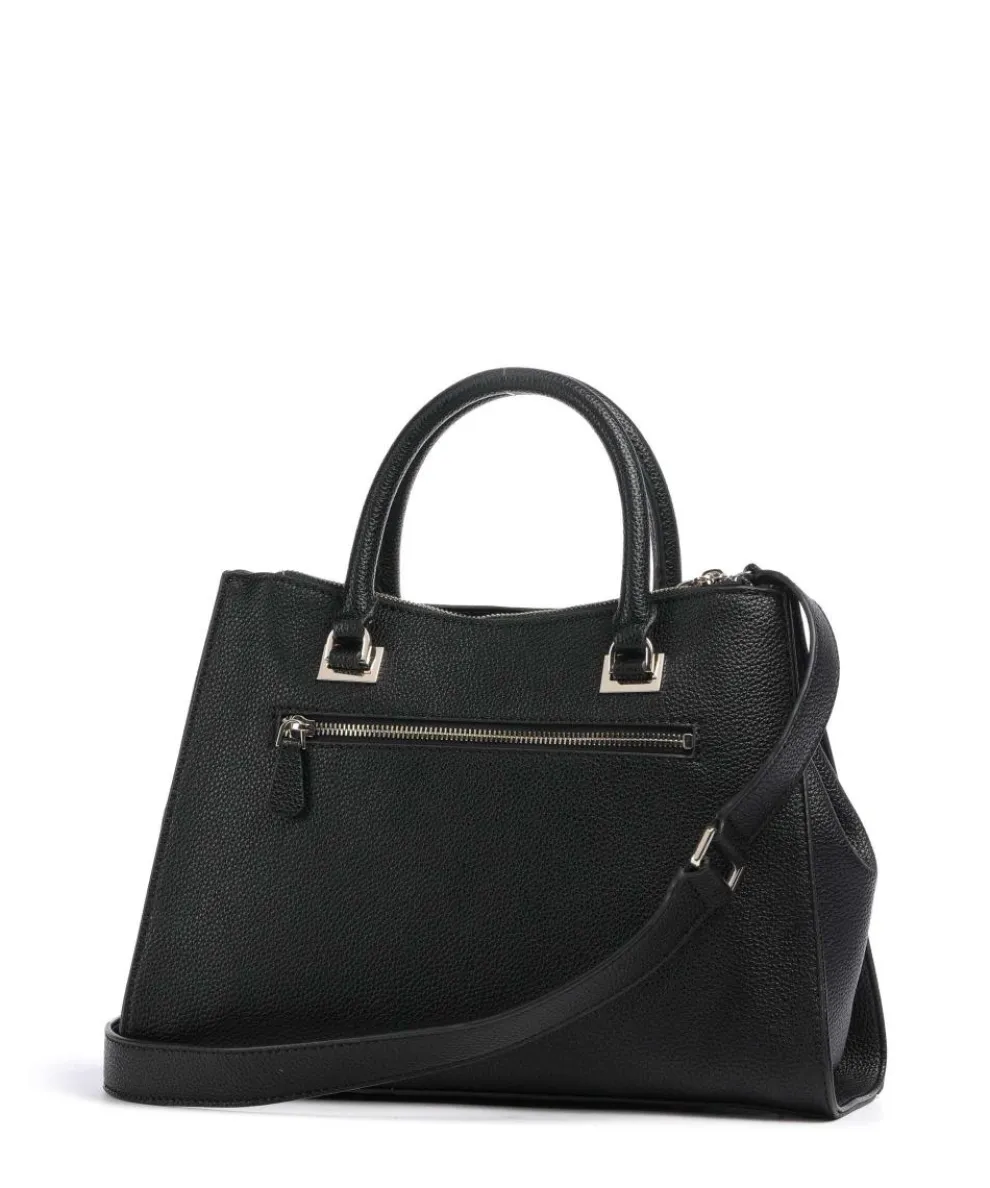 Cresidia Handtasche Lederimitat schwarz