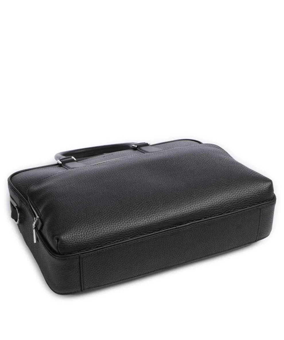 Crosstown Aktentasche 14″ genarbtes Rindsleder schwarz