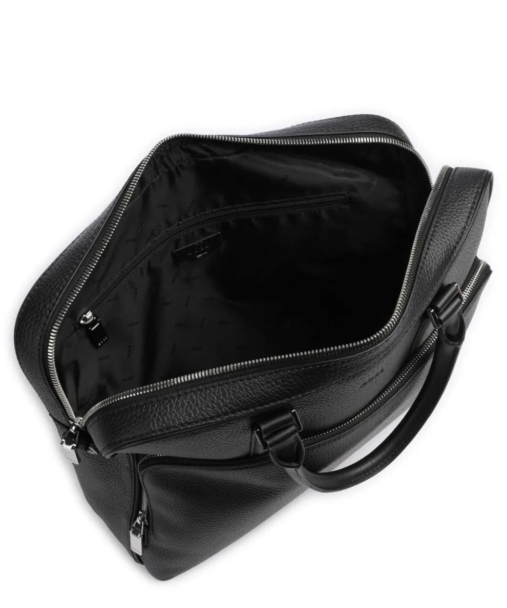 Crosstown Aktentasche 14″ genarbtes Rindsleder schwarz