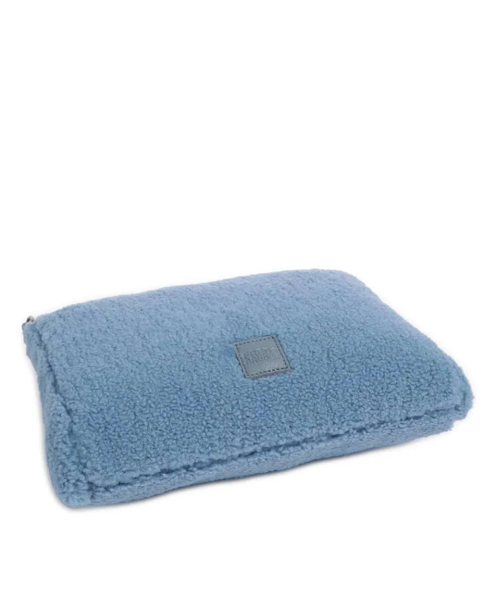 Cuddle Schultertasche Kunstfell hellblau