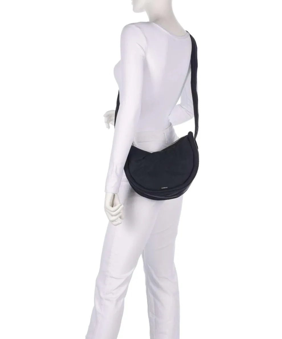 Curve S Umhängetasche recyceltes Nylon schwarz