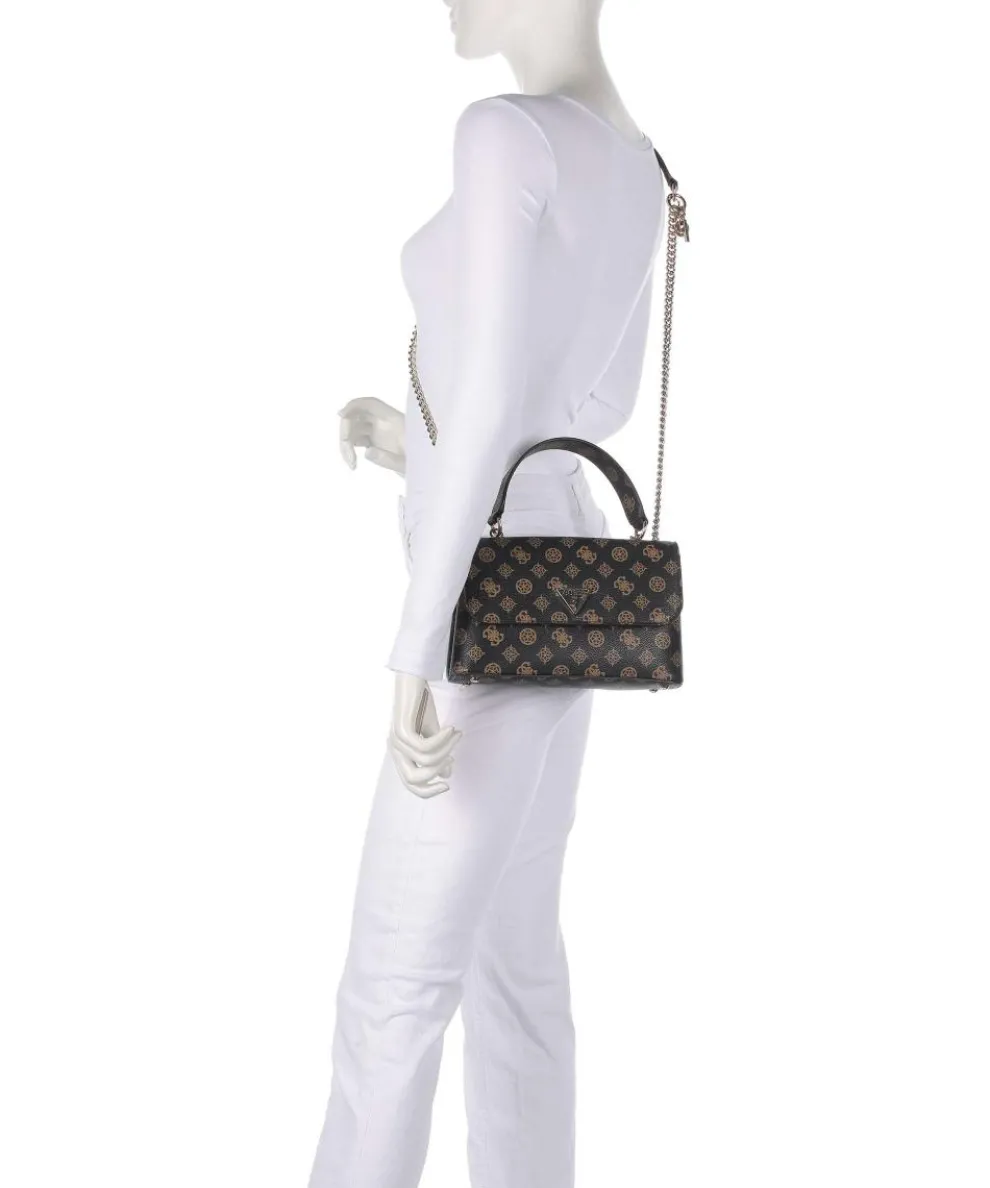 Erica Eco Schultertasche Lederimitat dunkelbraun