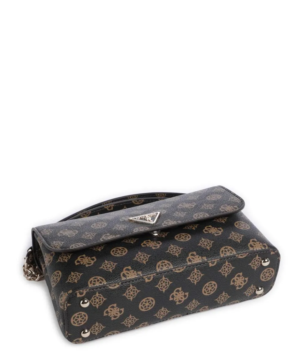 Erica Eco Schultertasche Lederimitat dunkelbraun