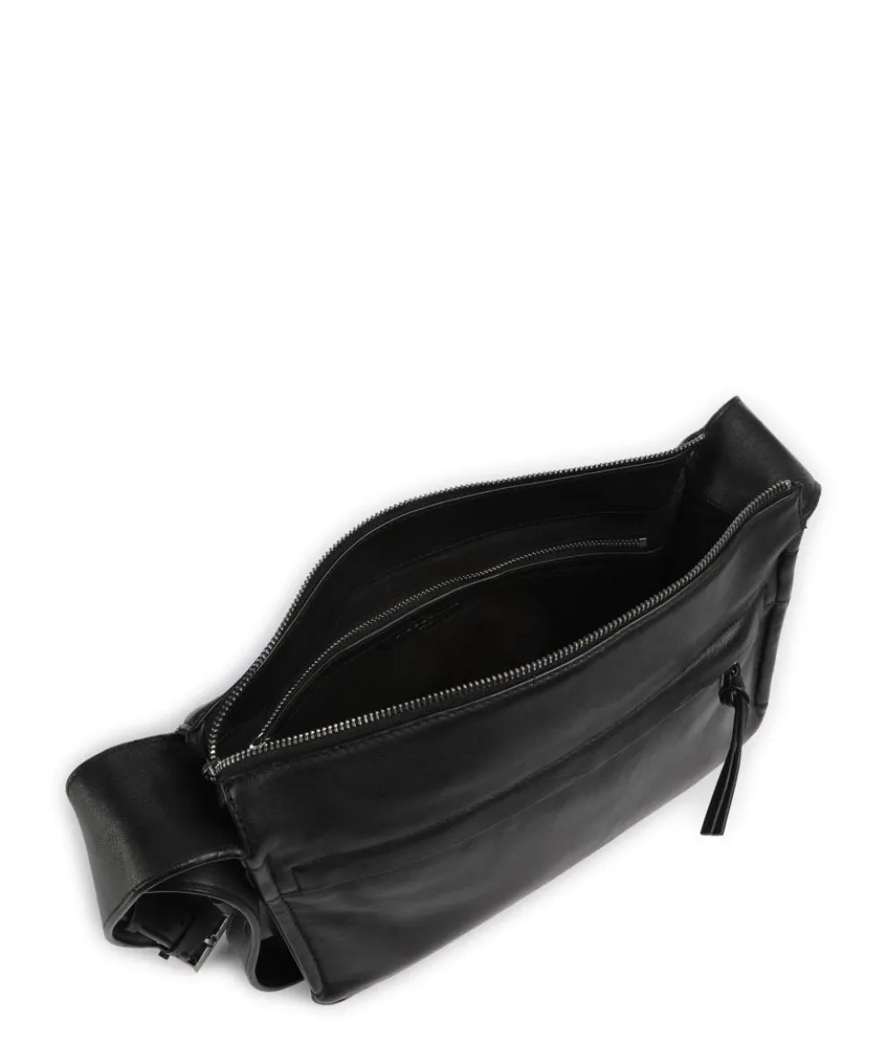 Sky Sheep Natural S Schultertasche Schafsleder schwarz