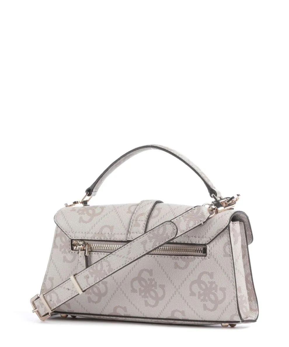 Queensland Big 4G Logo Handtasche Lederimitat elfenbein