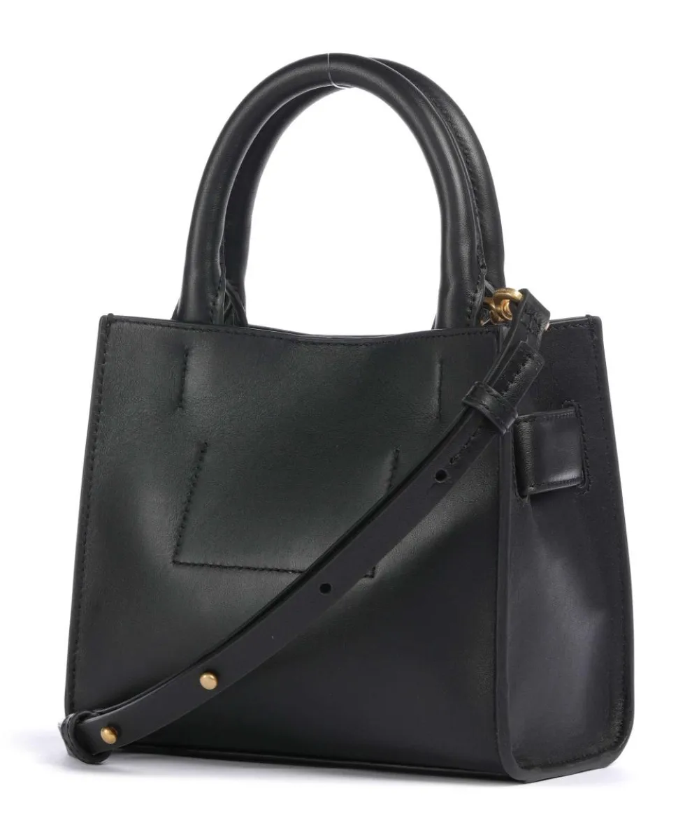 Clary Umhängetasche fein genarbtes Rindsleder schwarz