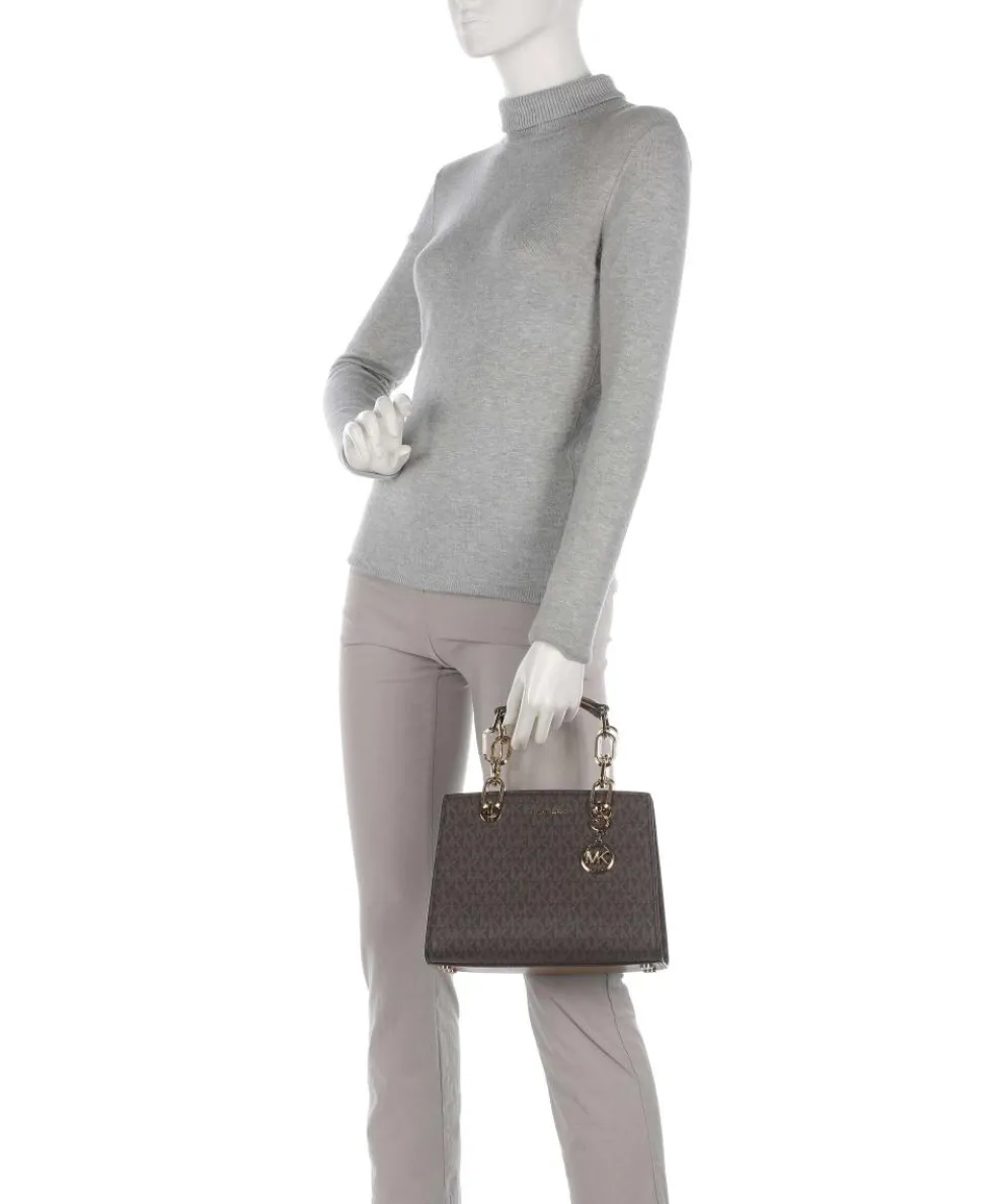 Cynthia Handtasche Canvas dunkelbraun