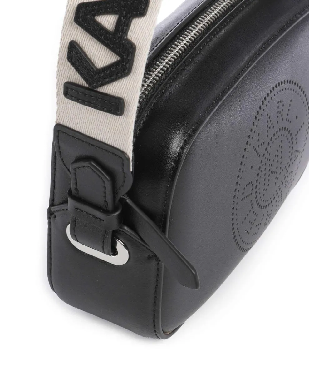 K/Circle Umhängetasche fein genarbtes Rindsleder schwarz