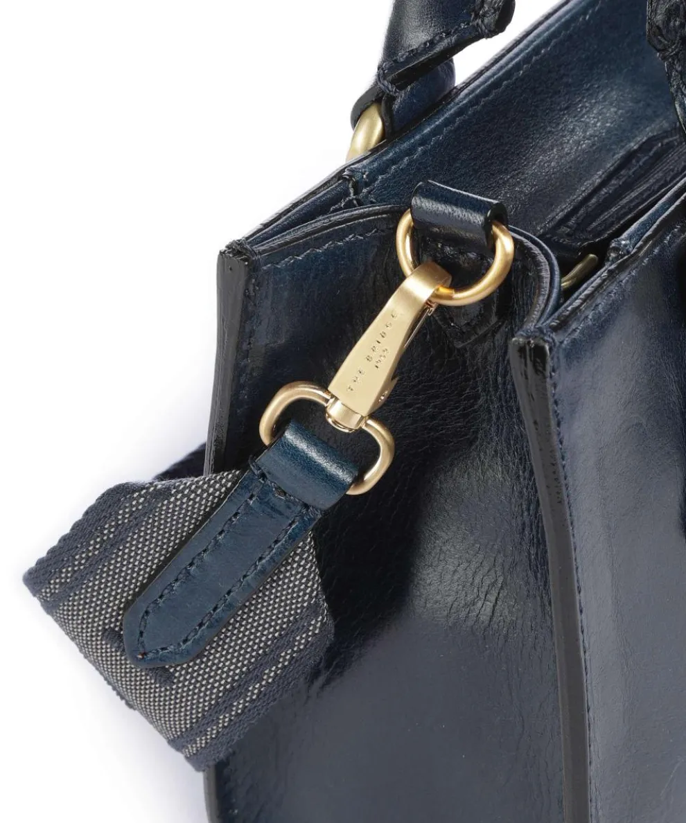 Ida Handtasche fein genarbtes Rindsleder dunkelblau