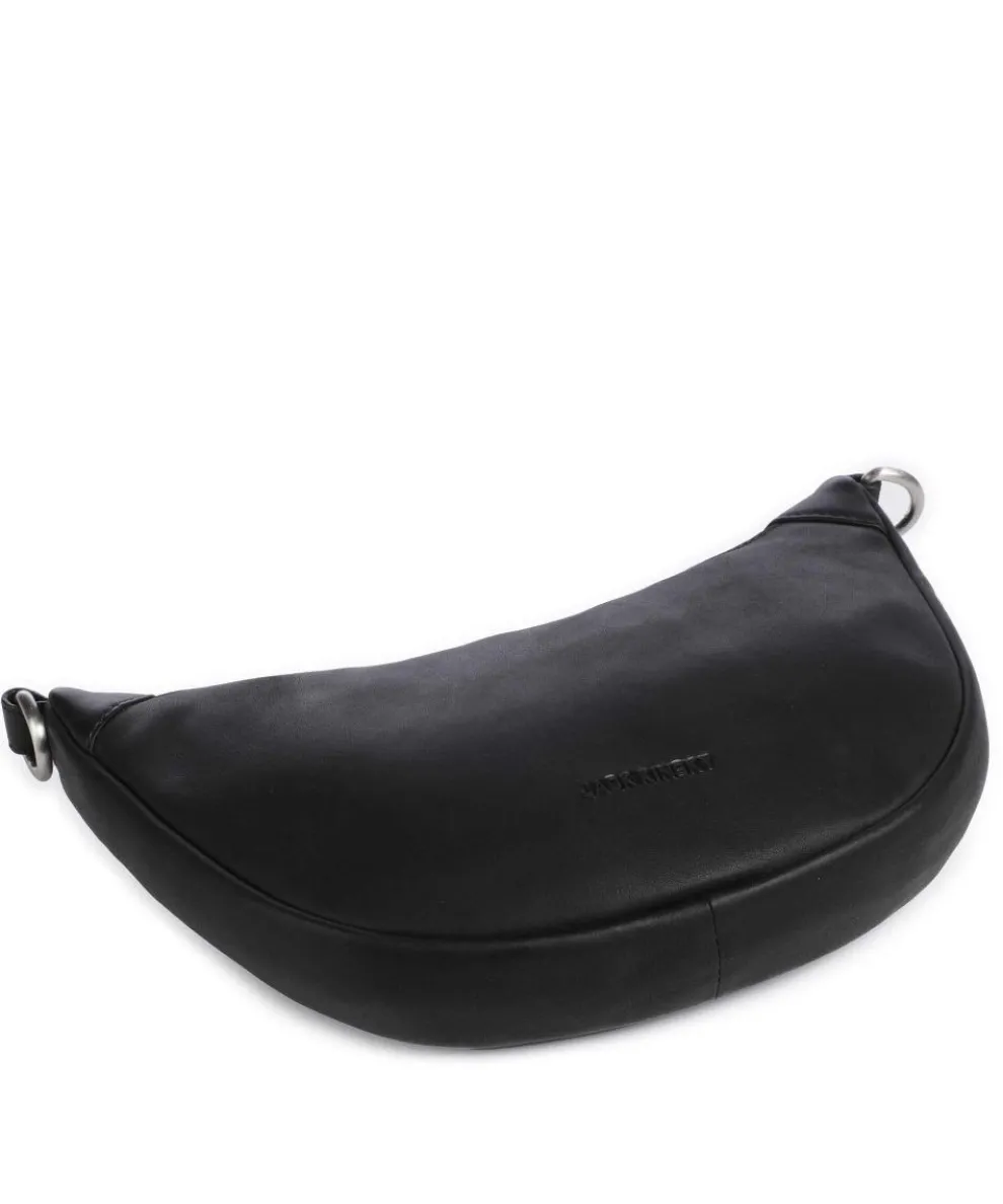 Aruba 2 Umhängetasche fein genarbtes Leder schwarz