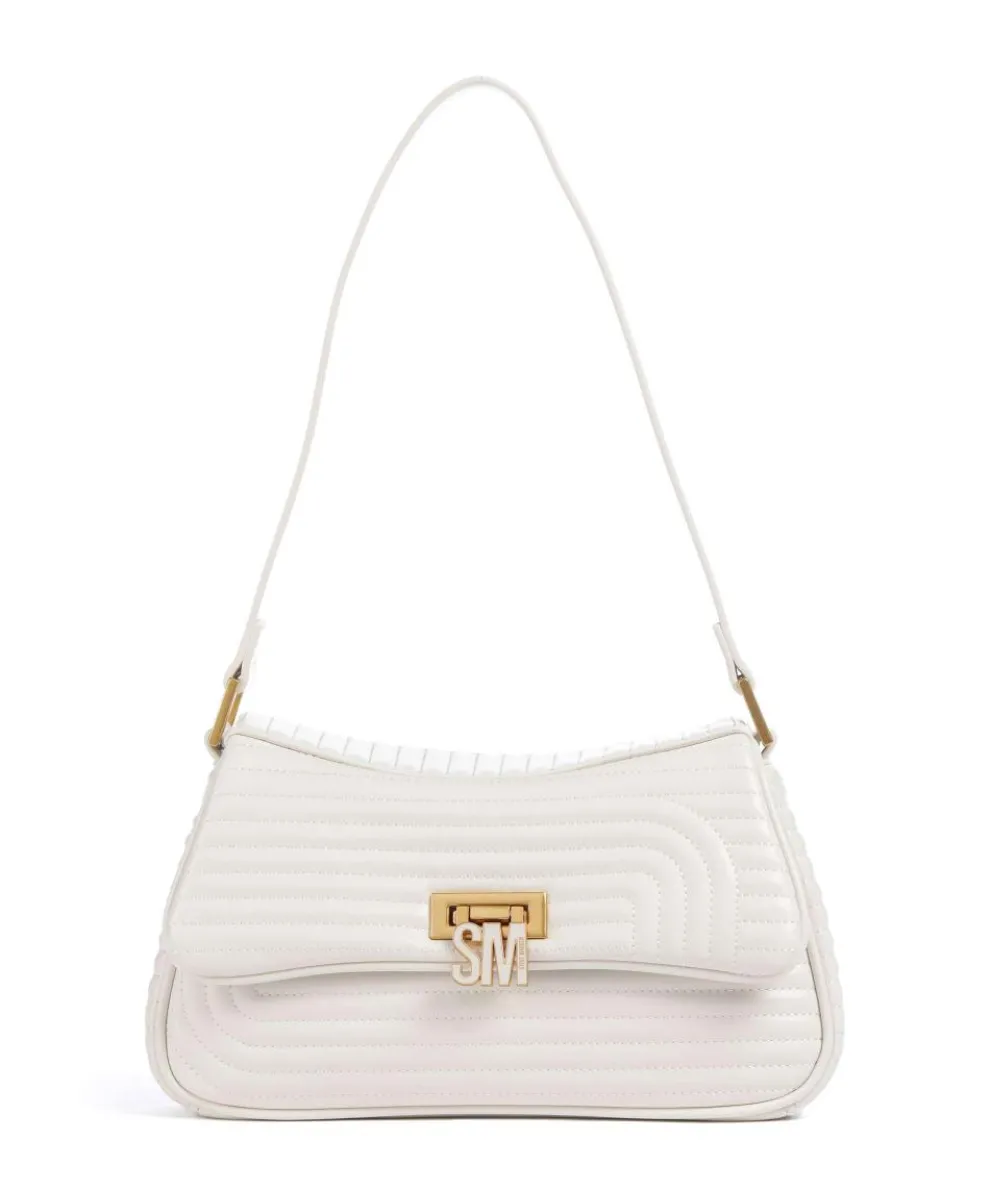 BKES Schultertasche Lederimitat creme