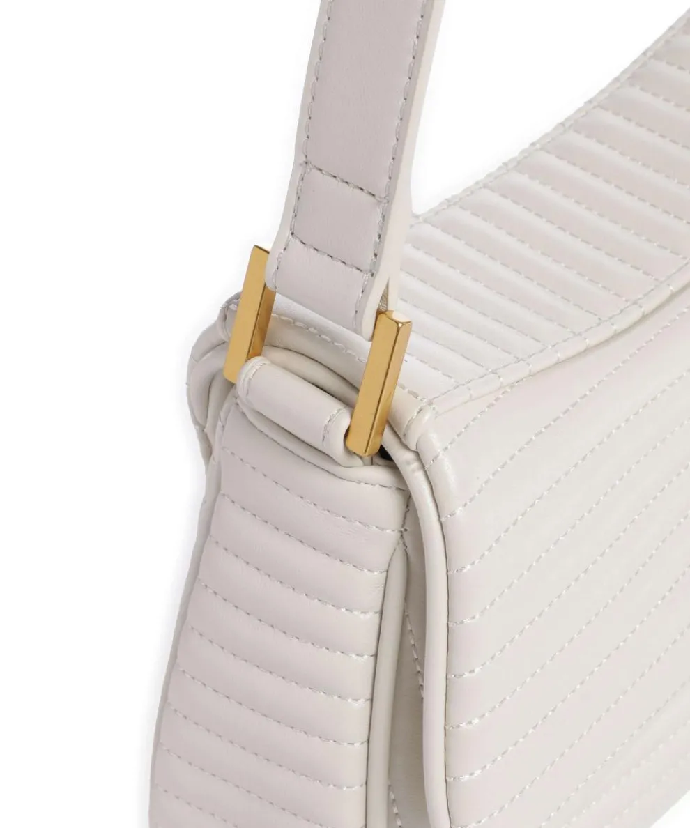 BKES Schultertasche Lederimitat creme