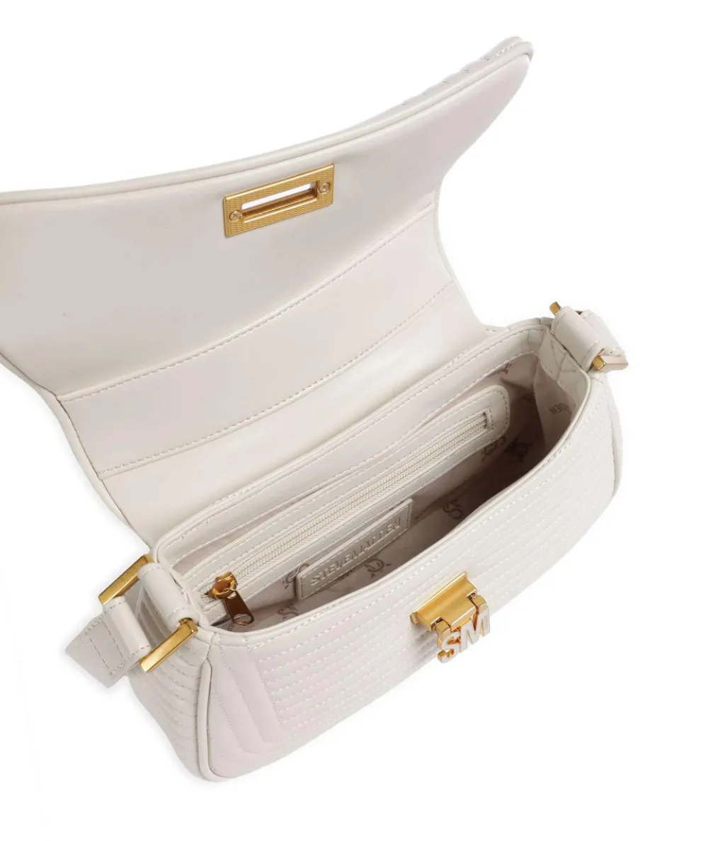 BKES Schultertasche Lederimitat creme