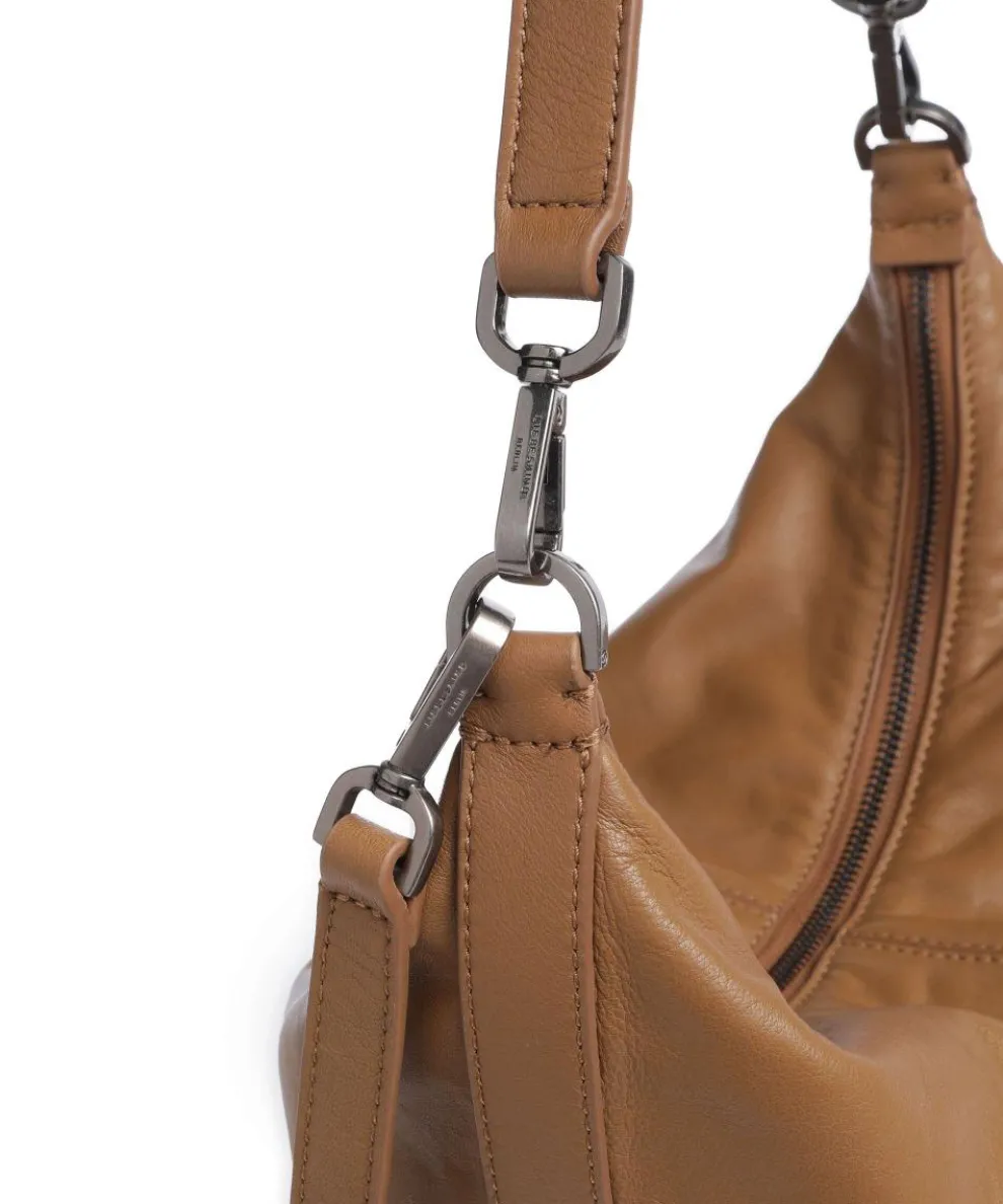 Paris Indian Sheep M Beuteltasche Schafsleder braun