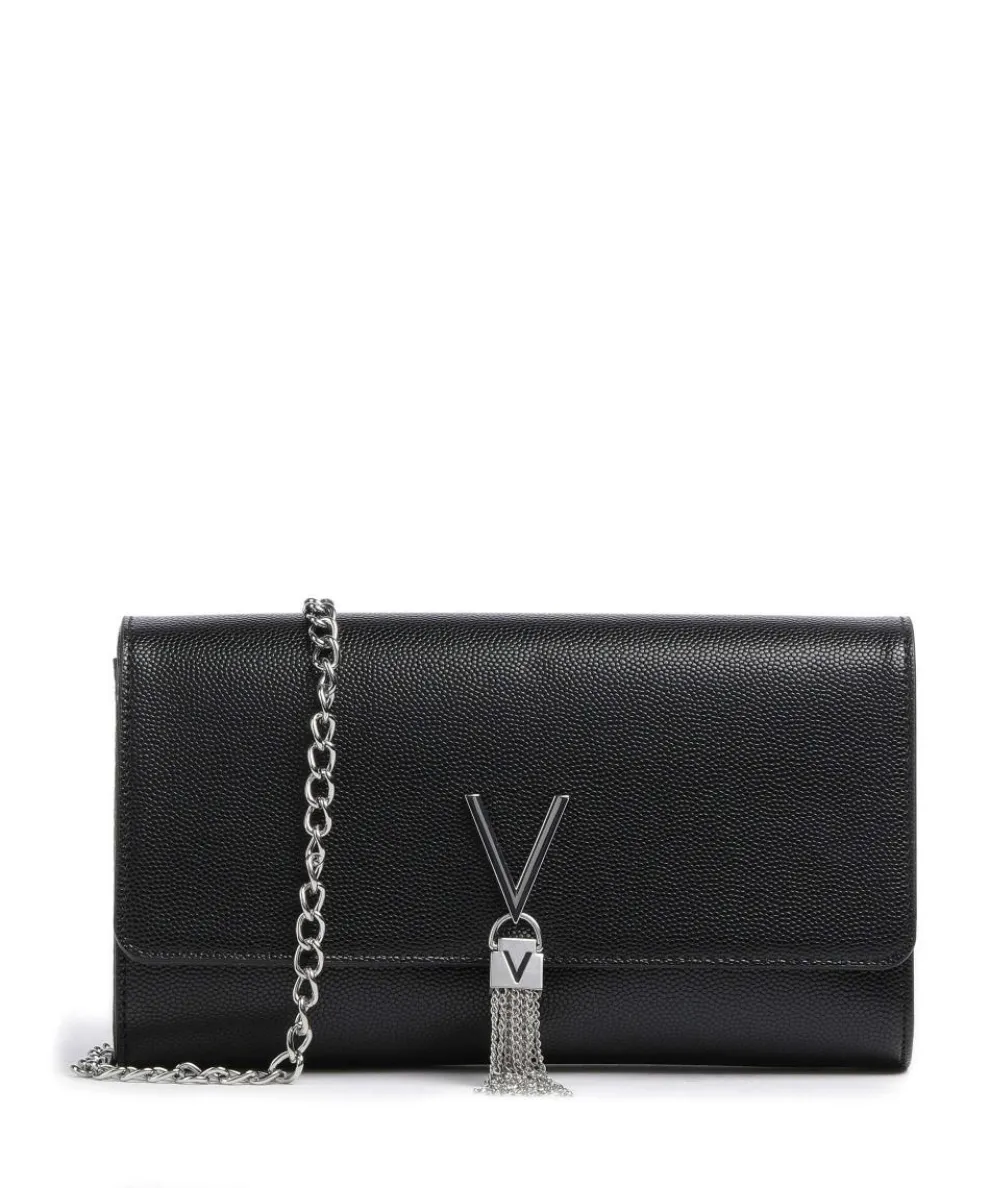 Divina Umhängetasche Lederimitat schwarz