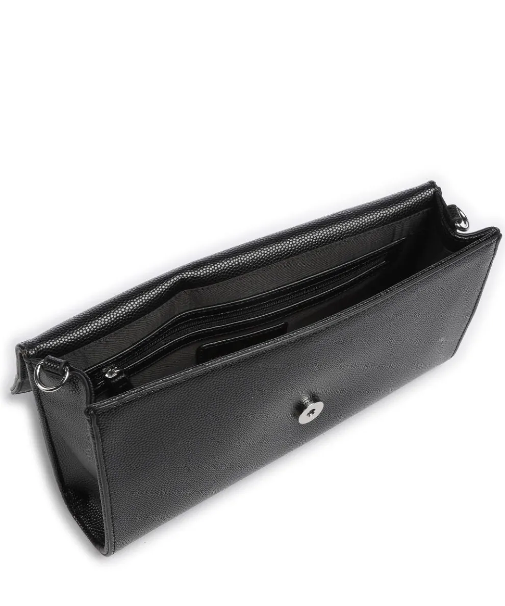 Divina Umhängetasche Lederimitat schwarz