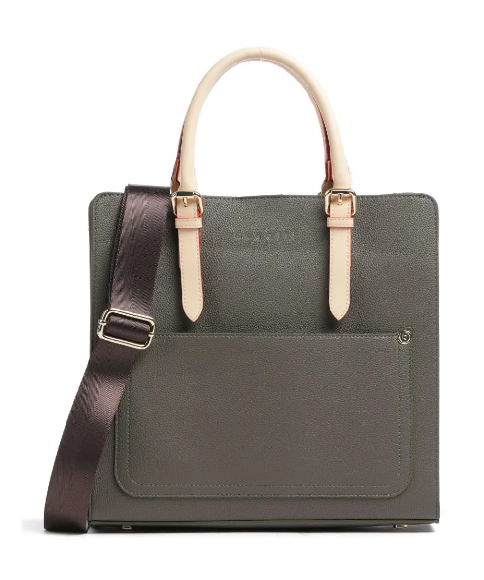 Ella Handtasche Lederimitat olivgrün