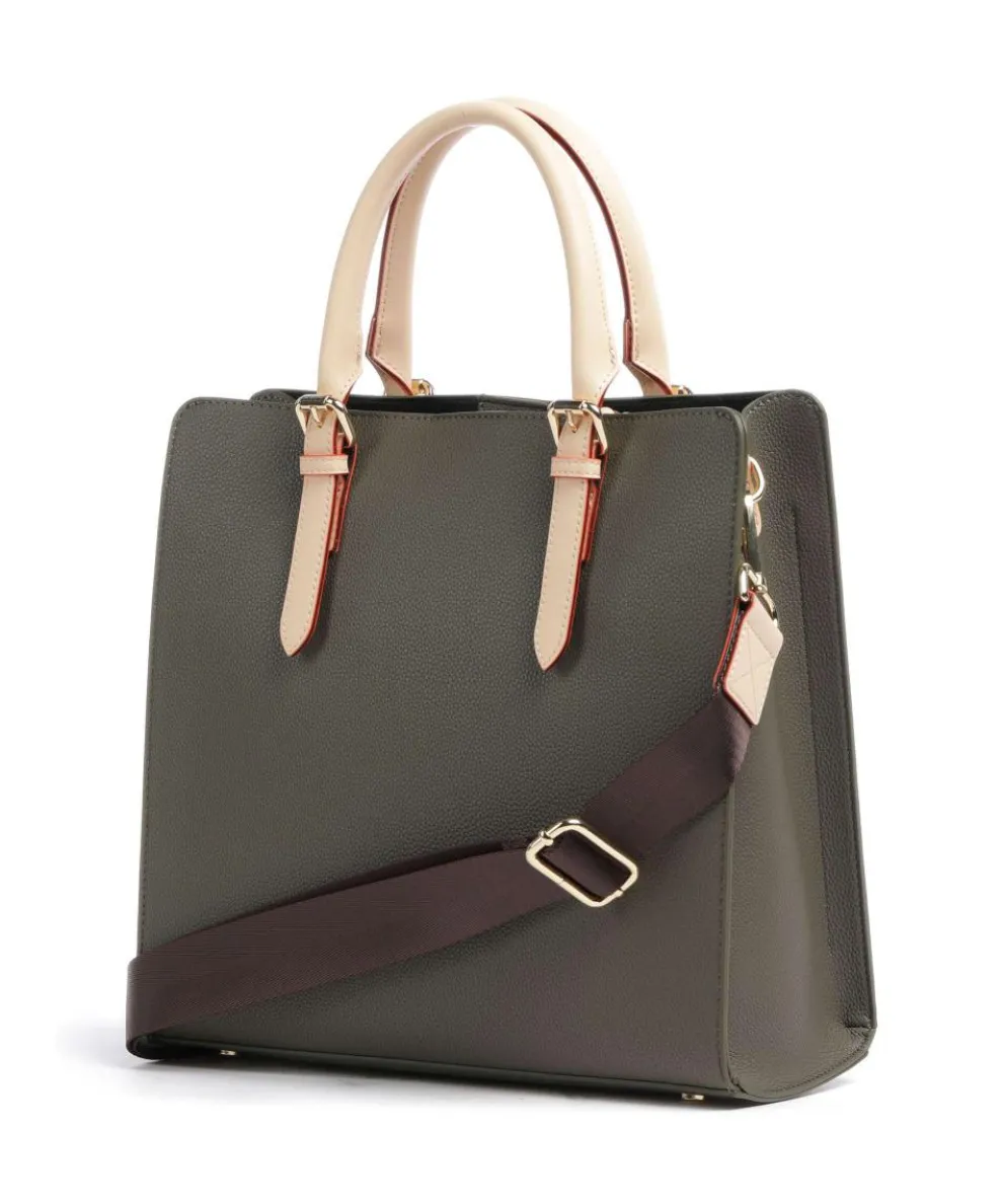 Ella Handtasche Lederimitat olivgrün