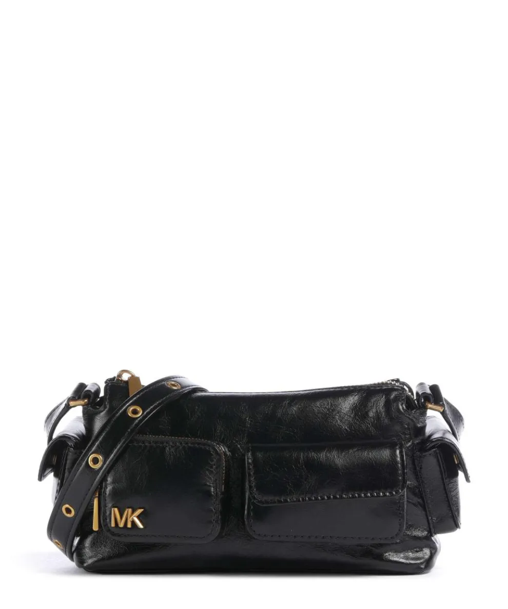 Dakota Small Umhängetasche Pull-Up Rindsleder schwarz