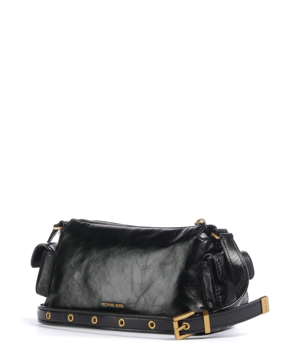 Dakota Small Umhängetasche Pull-Up Rindsleder schwarz