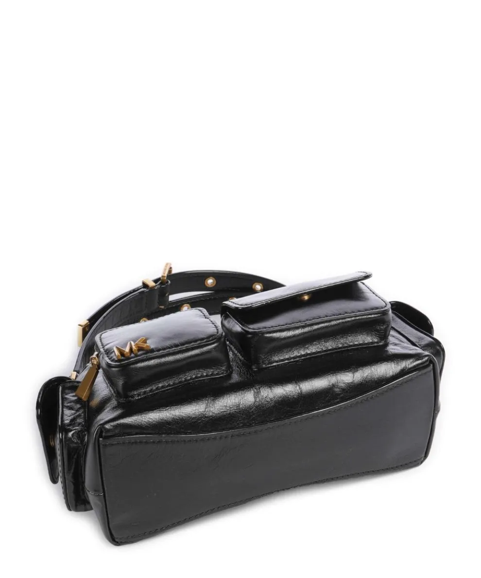 Dakota Small Umhängetasche Pull-Up Rindsleder schwarz