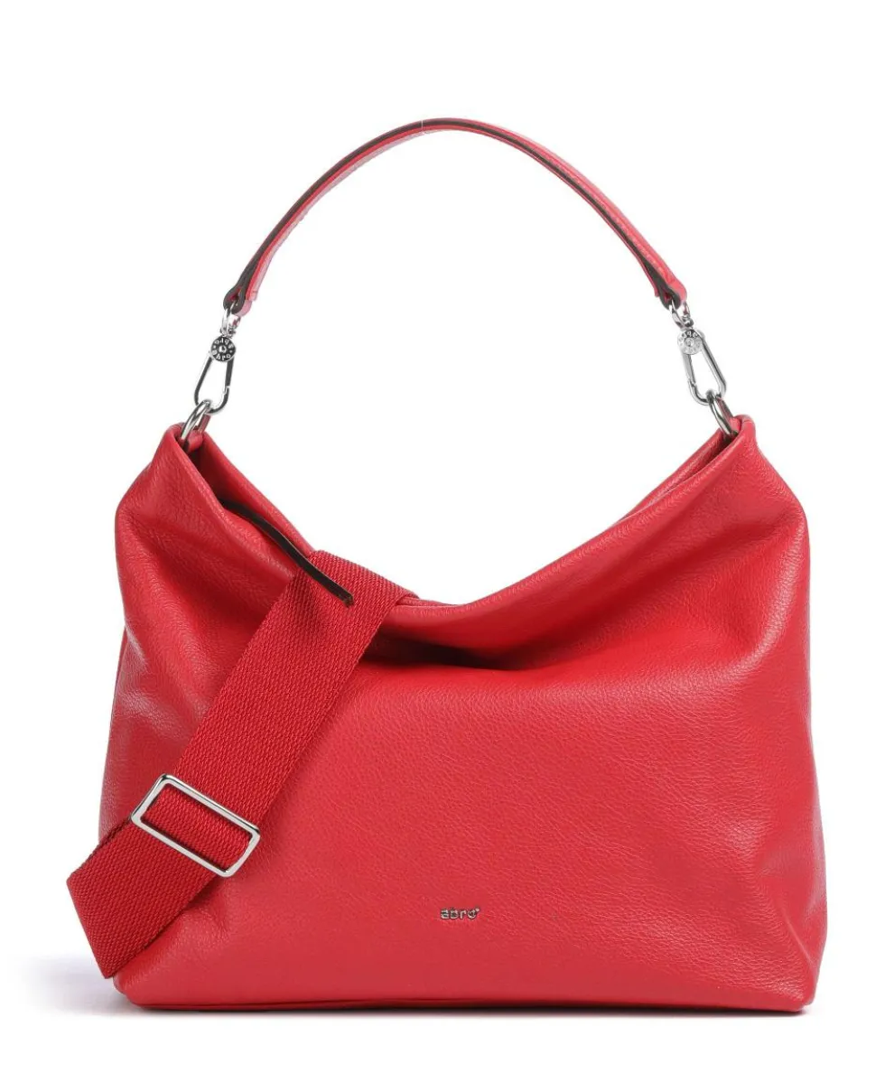 Dalia Kaia Beuteltasche genarbtes Rindsleder rot