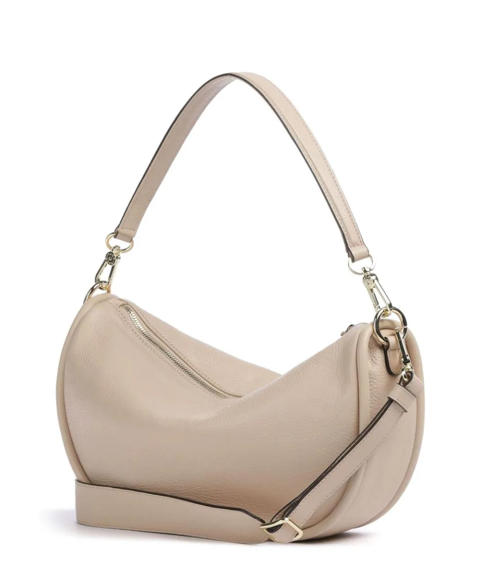 Dalia Willow Beuteltasche genarbtes Leder natur