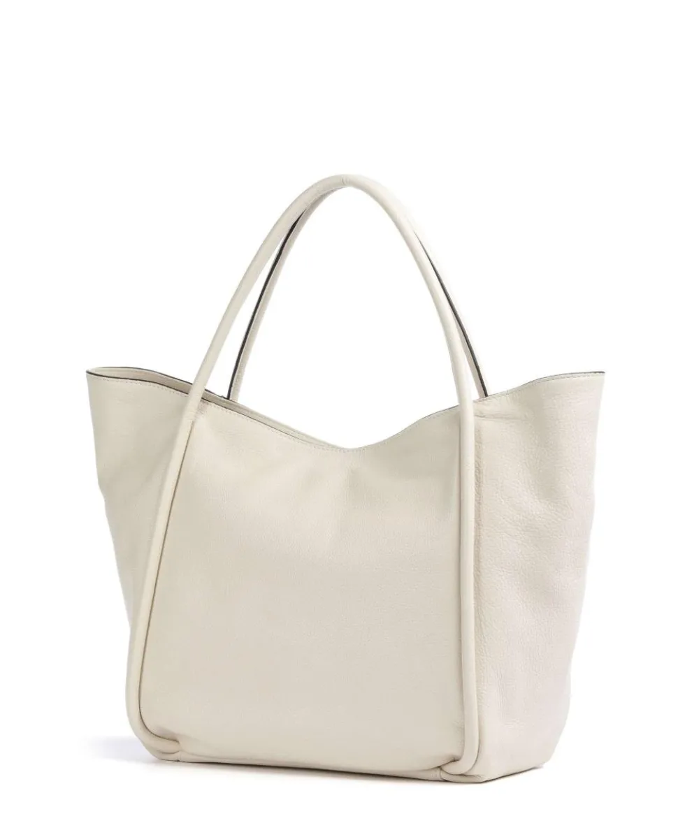 Dalia Willow Shopper genarbtes Leder creme