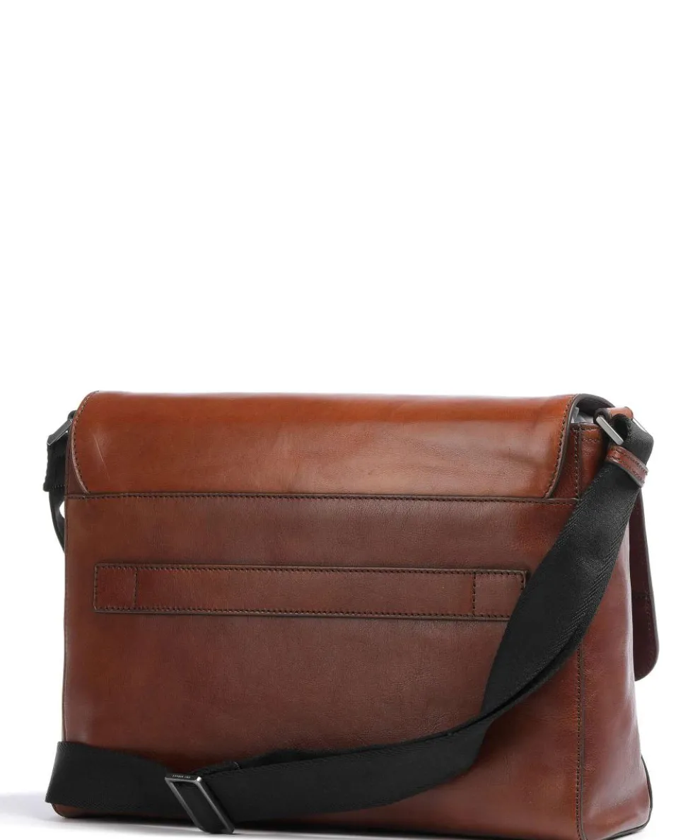 Damiano Aktentasche 14″ fein genarbtes Rindsleder braun