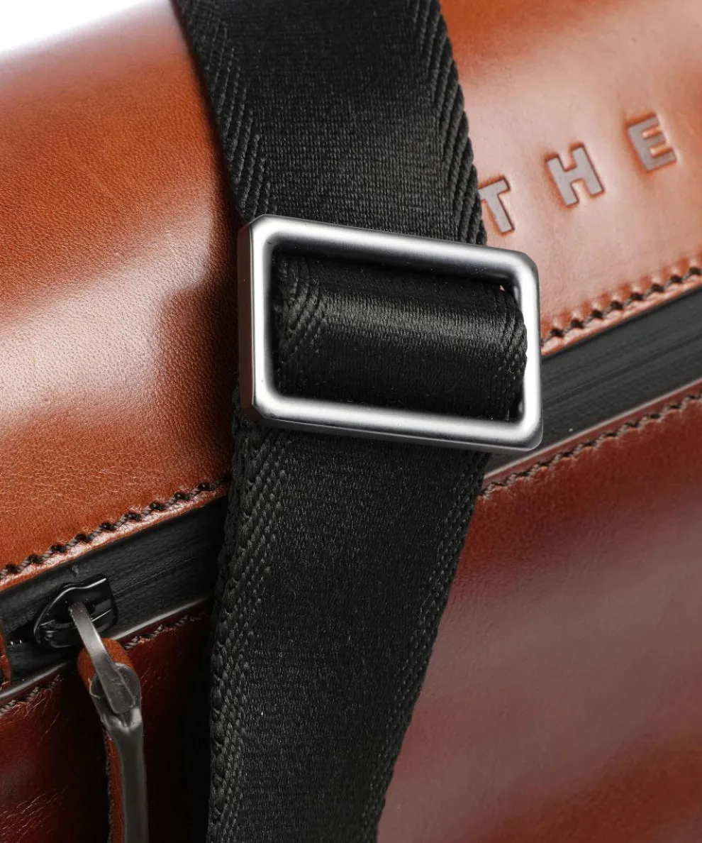 Damiano Aktentasche 14″ fein genarbtes Rindsleder braun