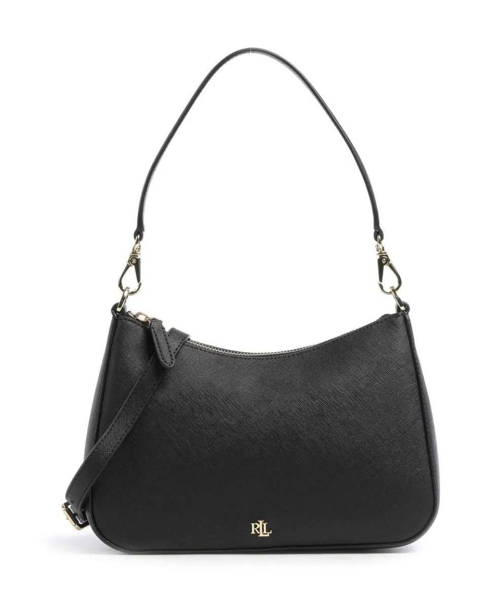 Danni 26 Schultertasche Saffiano-Rindsleder schwarz