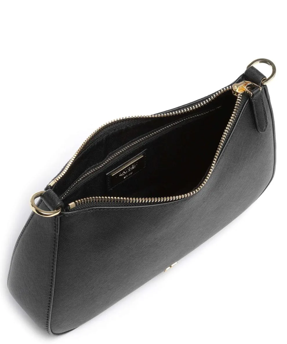 Danni 26 Schultertasche Saffiano-Rindsleder schwarz