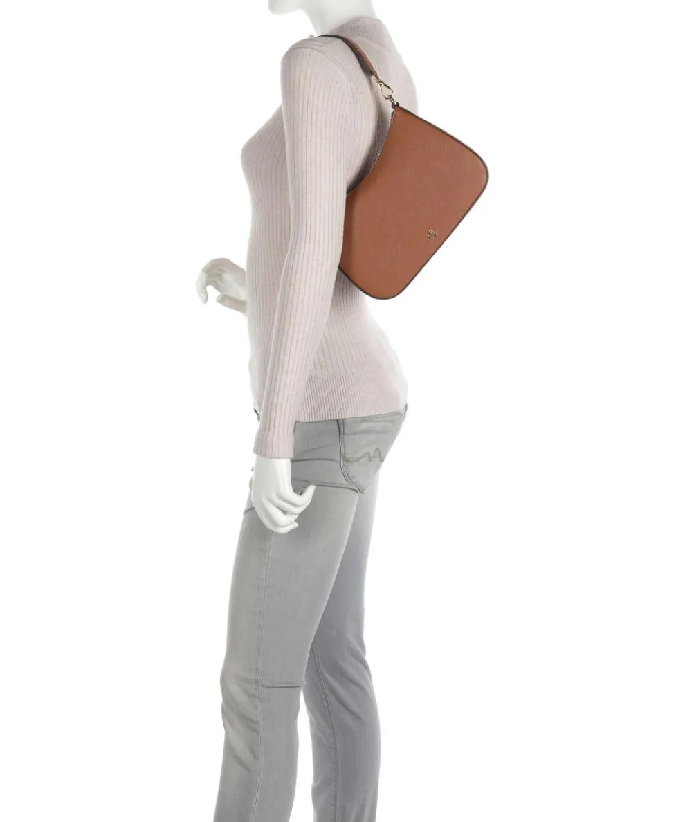 Danni 26 Schultertasche Saffiano-Rindsleder tan