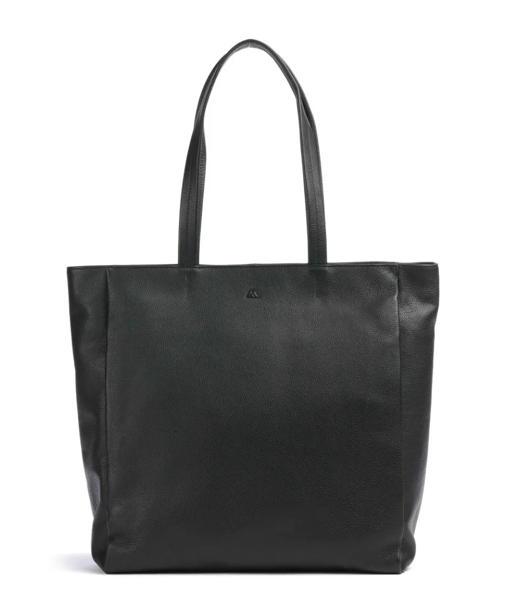 Danya Shopper genarbtes Rindsleder schwarz