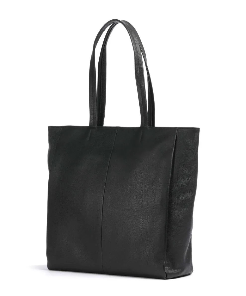 Danya Shopper genarbtes Rindsleder schwarz