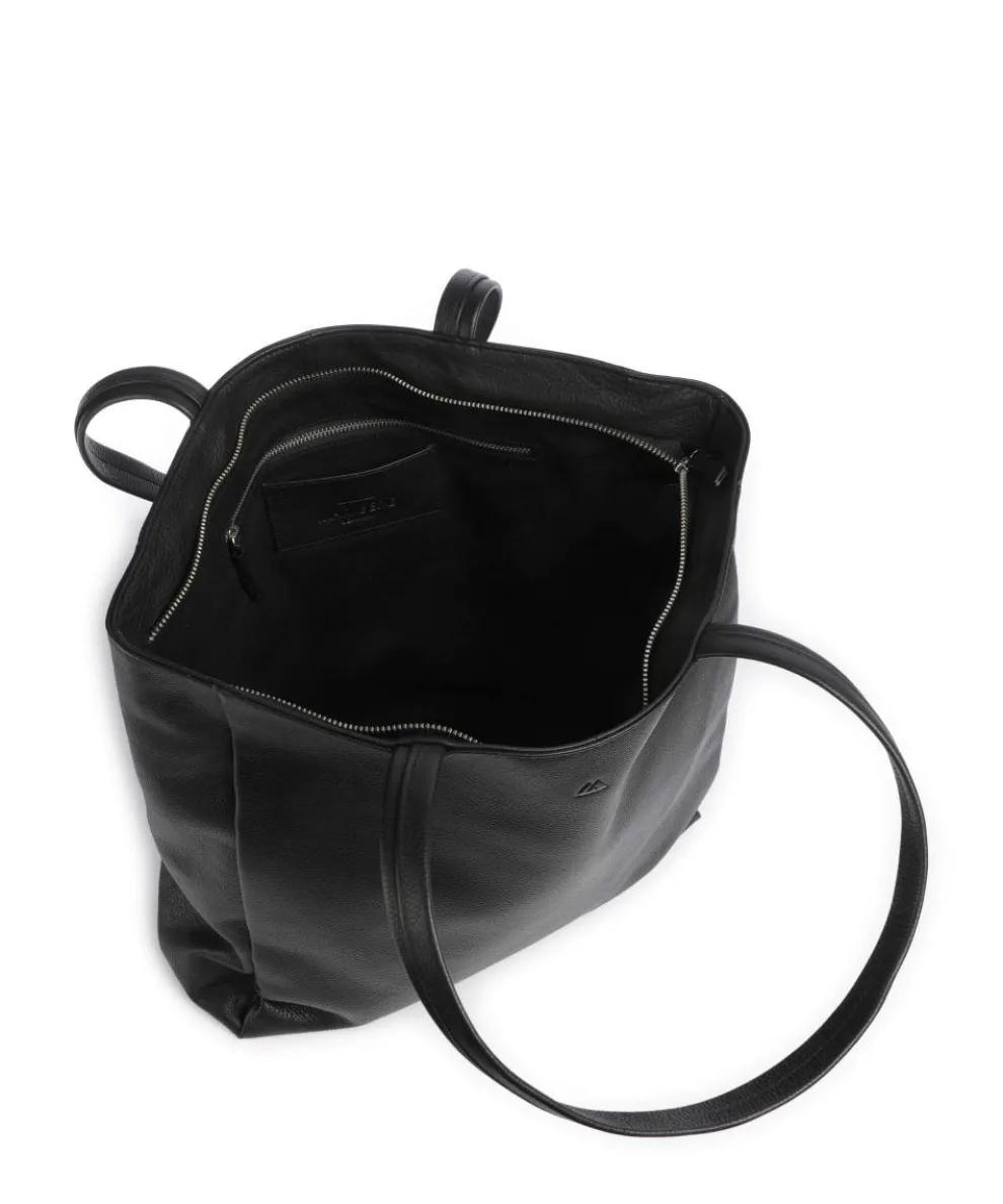 Danya Shopper genarbtes Rindsleder schwarz