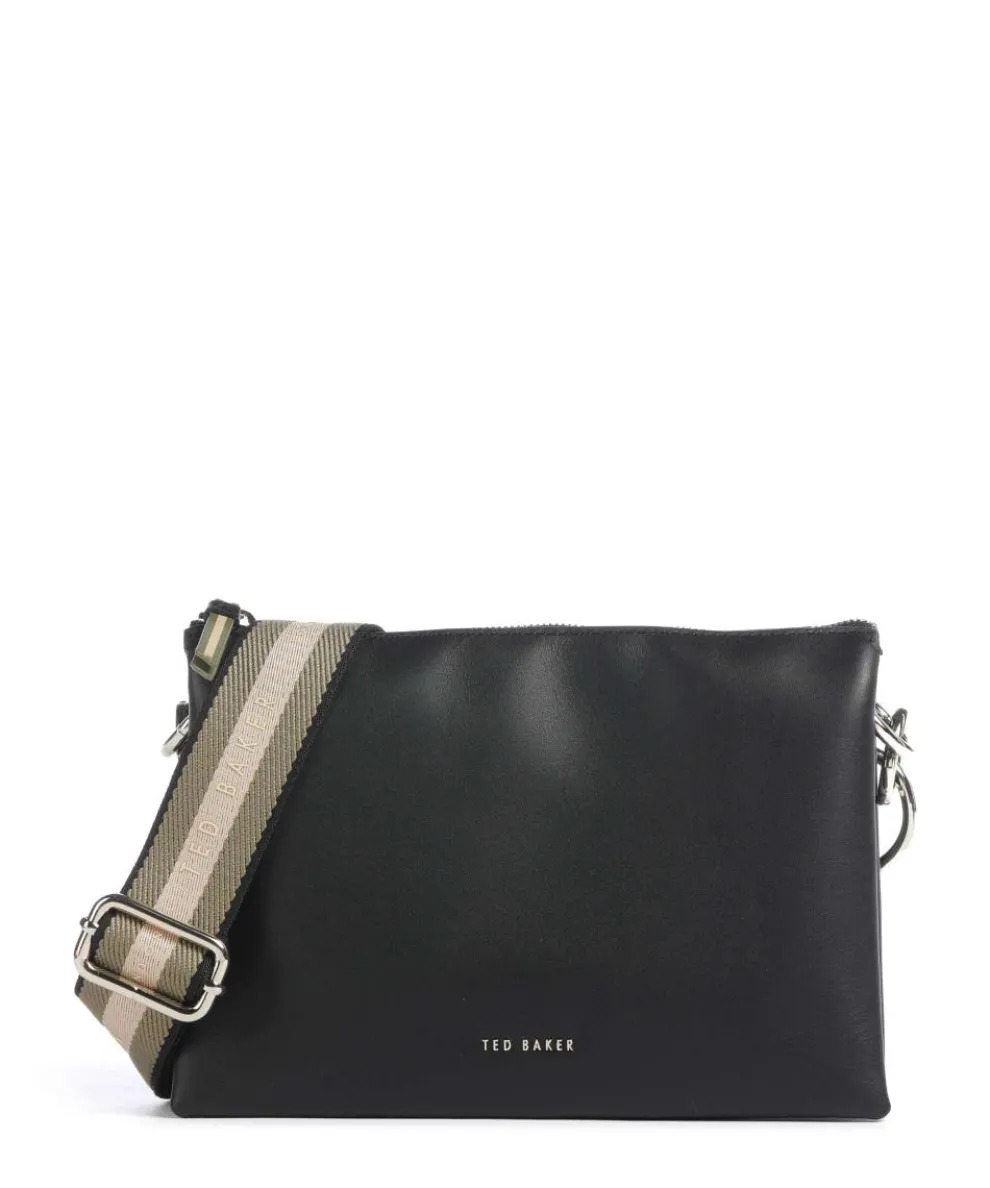 Darceyy Umhängetasche fein genarbtes Rindsleder schwarz