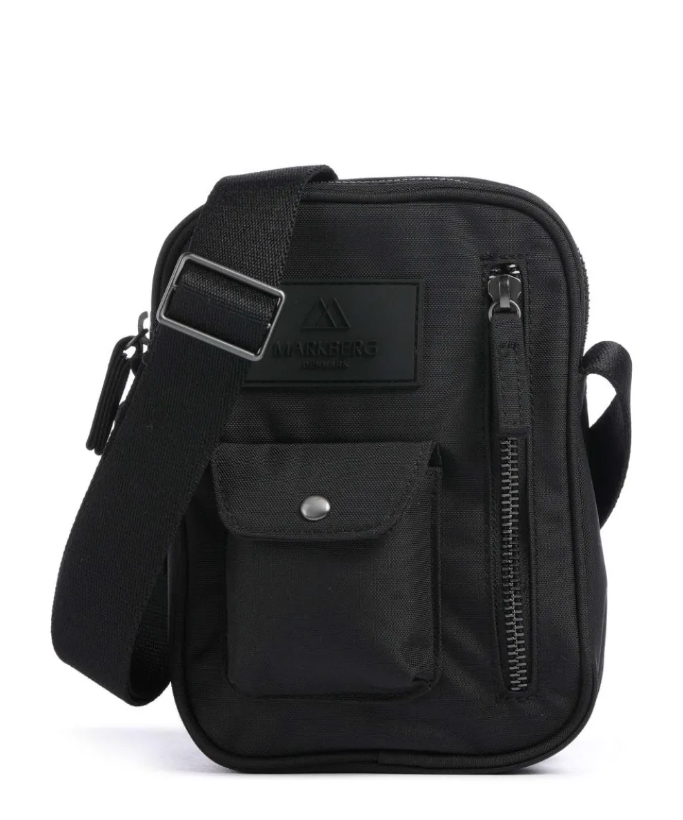 Darla Umhängetasche recyceltes Polyester schwarz